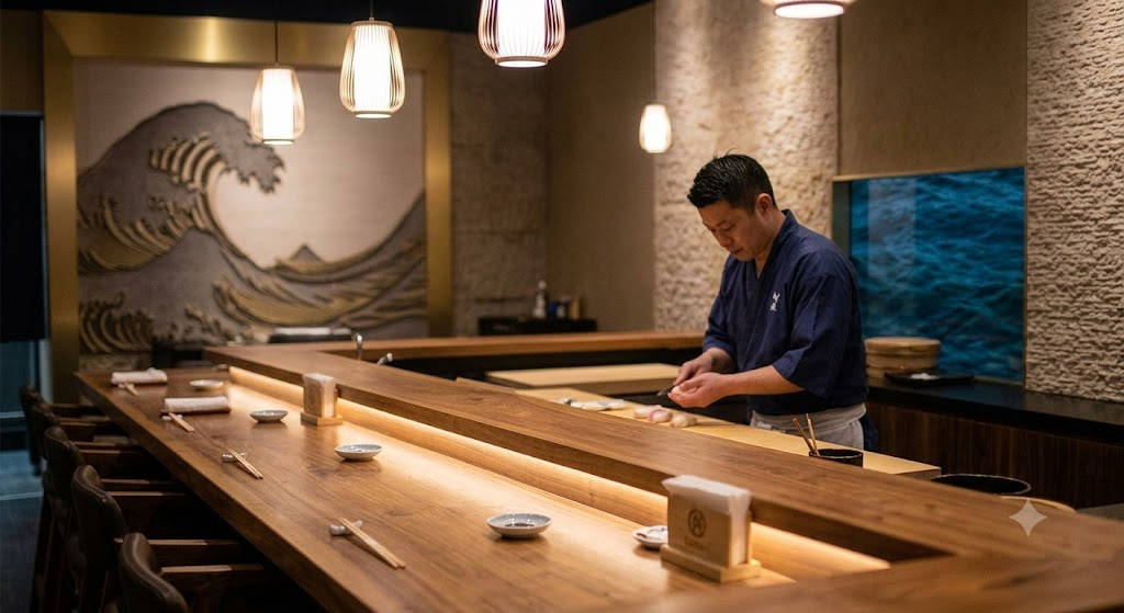 Sushi bar counter